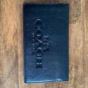 Coach checkbook holder